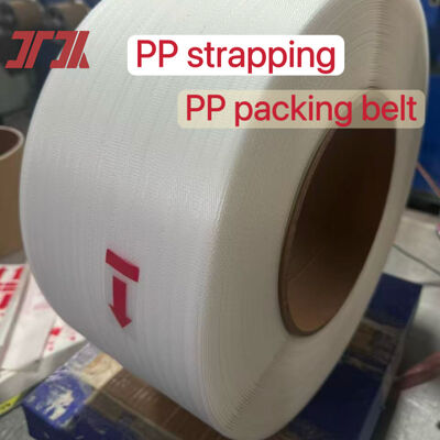 White PP packing belt 5-12mm PP PET strapping with Fully automatic strapping machine