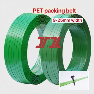 High-speed PET packaging belt PET plastic steel belt with 100% PET bottle flakes