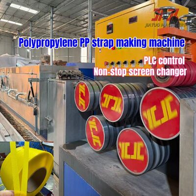 Energy‑Saving 80KW PP Strap Extrusion Line with Hard Chrome Five‑Roller System
