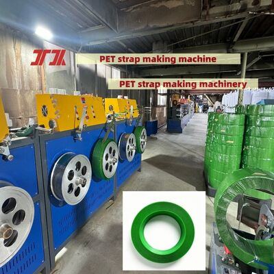 PET strapping production line 9-25mm PET Strap Making Machine Production Line with 100% PET bottle flakes