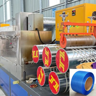 220V Customized Voltage Single-screw Pp Strap Production Line With PLC Control