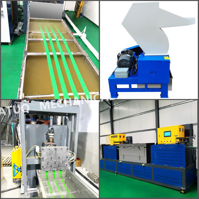 Embossed Polyester PET Strap Extrusion Line 30T / H Cooling Tower Capacity