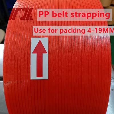 White Red Color Customized Pp Strapping 5-19mm PP Polypropylene Packing Belt Pallet Strap