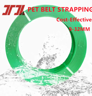 High-Strength PET Packaging Strap with Bright Transparent Color and Double Embossing 5mm to 19mm Width for Automatic and Manual Applications