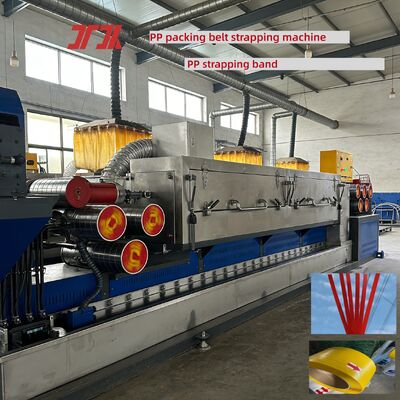 PET PP Strap Making Machine, Single Screw PP strapping equipment with automatic winding machine