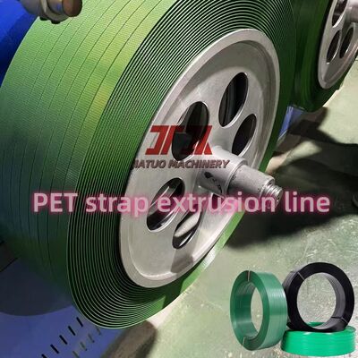 6000L Pre-drying Barrel PET Strap Making Machine Packing Belt Machinery With Automatic Winder