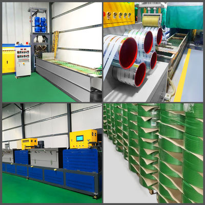 Recycled Bottle Flakes PET Strap Making Machine 200KW Strapping Band Making